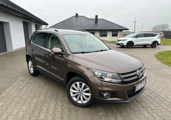 Volkswagen Tiguan cena 52900 przebieg: 184000, rok produkcji 2013 z Zawiercie małe 596